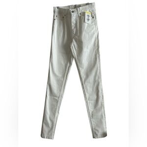 French Connection Size 2 Summer White NWT Women's  Denim Ankle Skinny Jeans